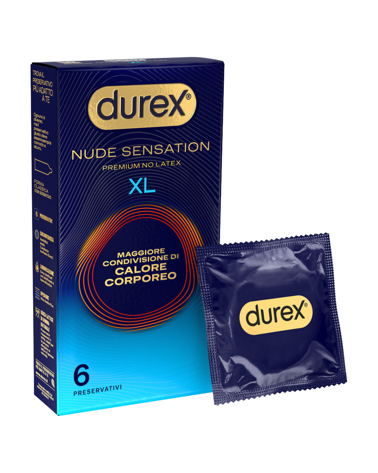 Preservativi Durex Nude Sensation XL