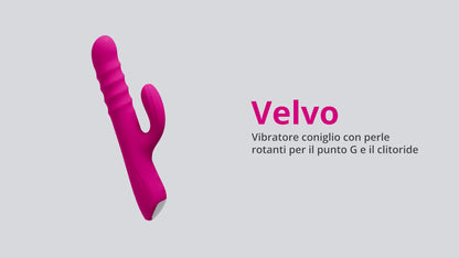 Vibratore Rabbit Lovense Velvo controllo remoto da app